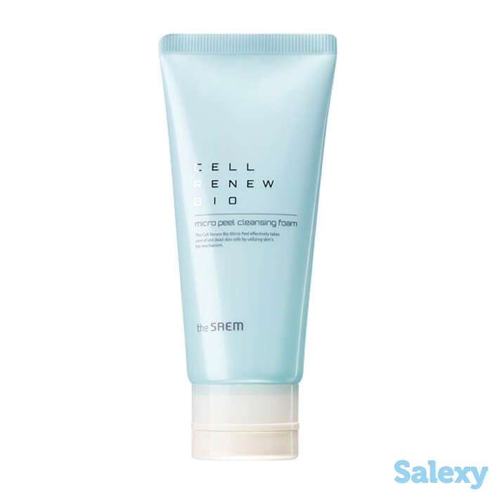 Очищающая пенка the saem cell renew bio micro peel cleansing foam, фотография 1