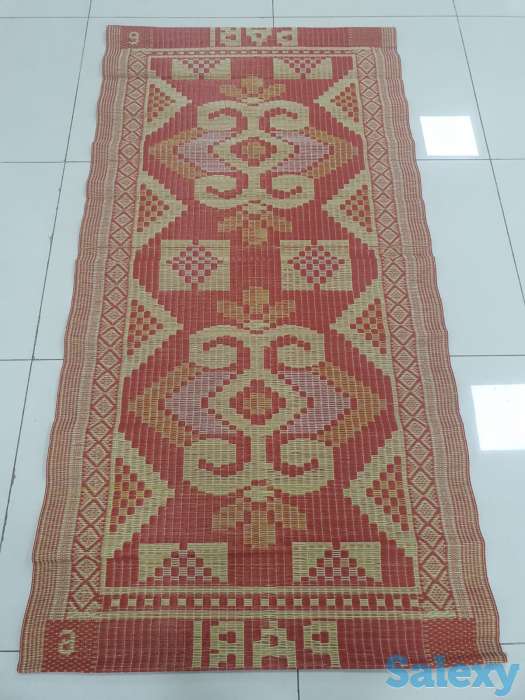 Циновка коврик для дома, ковровая дорожка маленькие зеленая 91х180, фотография 4