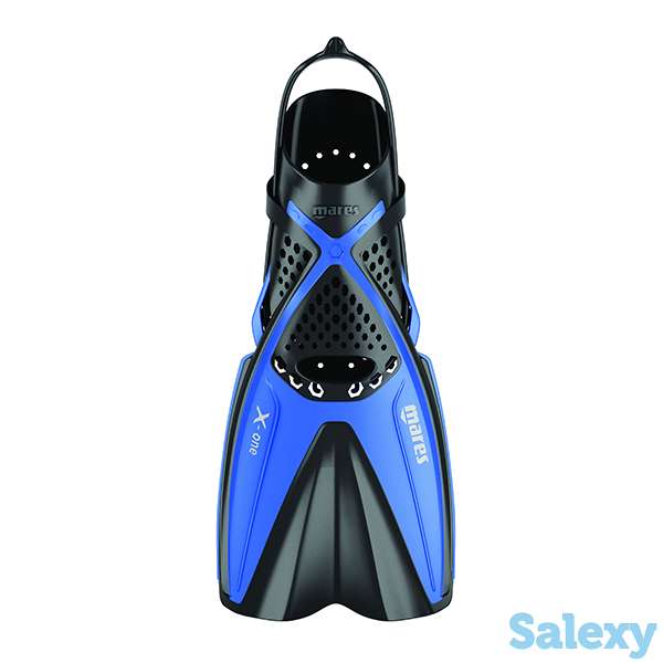 Ласты регулируемые mares x-one jr - цв.синий, фотография 2