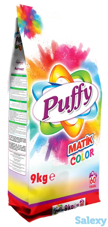 Стиральный порошок Puffy Color (Турция) в ассортименте (1,5кг; 3 кг; 4,5 кг; 6кг; 9 кг; 20 кг ), фотография 5