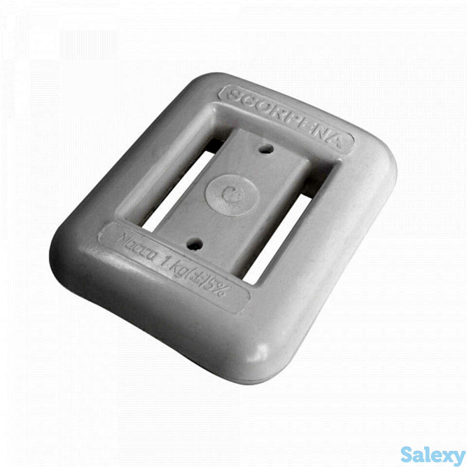 Груз полумягкий scorpena 1 кг, белый, фотография 1