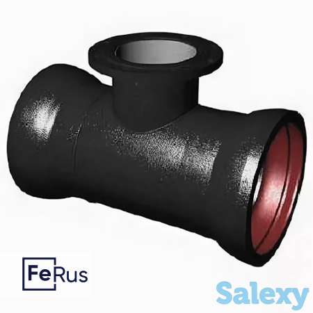 Тройник раструб-фланец чугунный ГОСТ, фотография 1