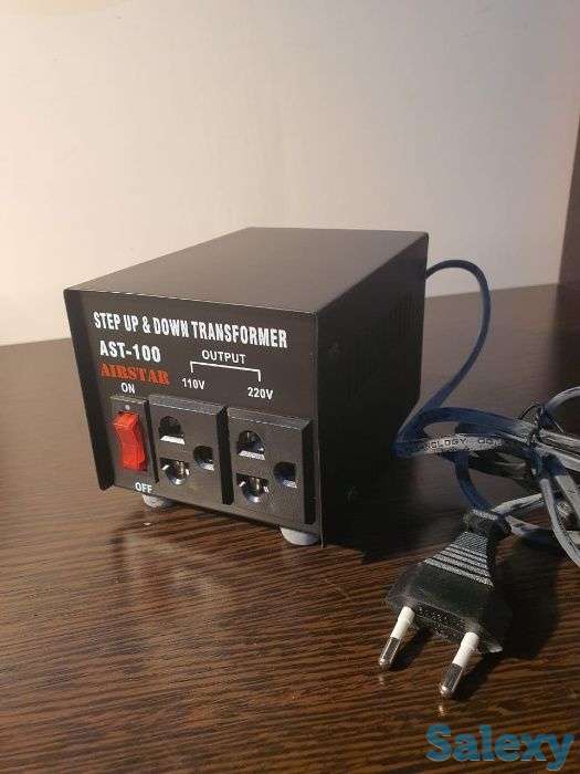 Трансформатор повыщающий- понижающий с 220V-110V  и  c 110V-220V  100watt, фотография 2
