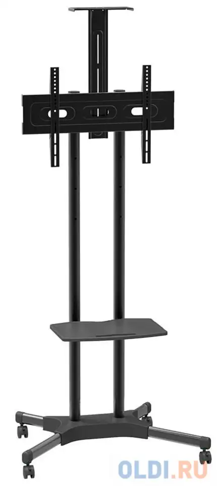 Стойка на колесах arm media pt-stand-12 черная для tv/lfd 32