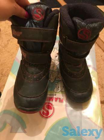 Зимная обувь для девочки б/у 31 размер, фотография 1