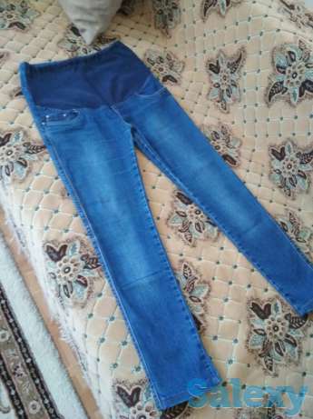 Продам джинсовые брюки для беременных, фотография 1