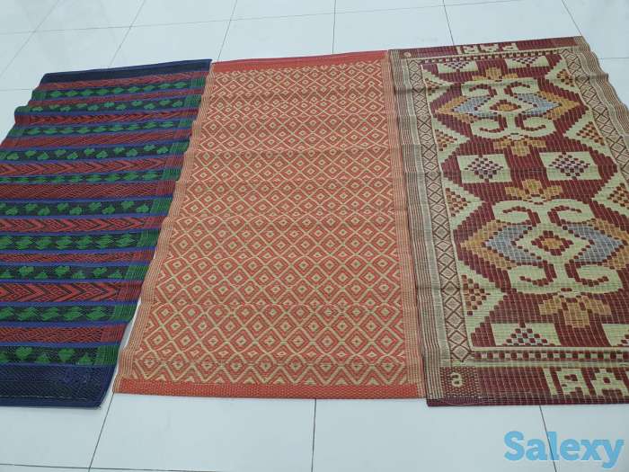 Циновка коврик для дома, ковровая дорожка маленькие красная узоры 90 на 180 cm, фотография 4