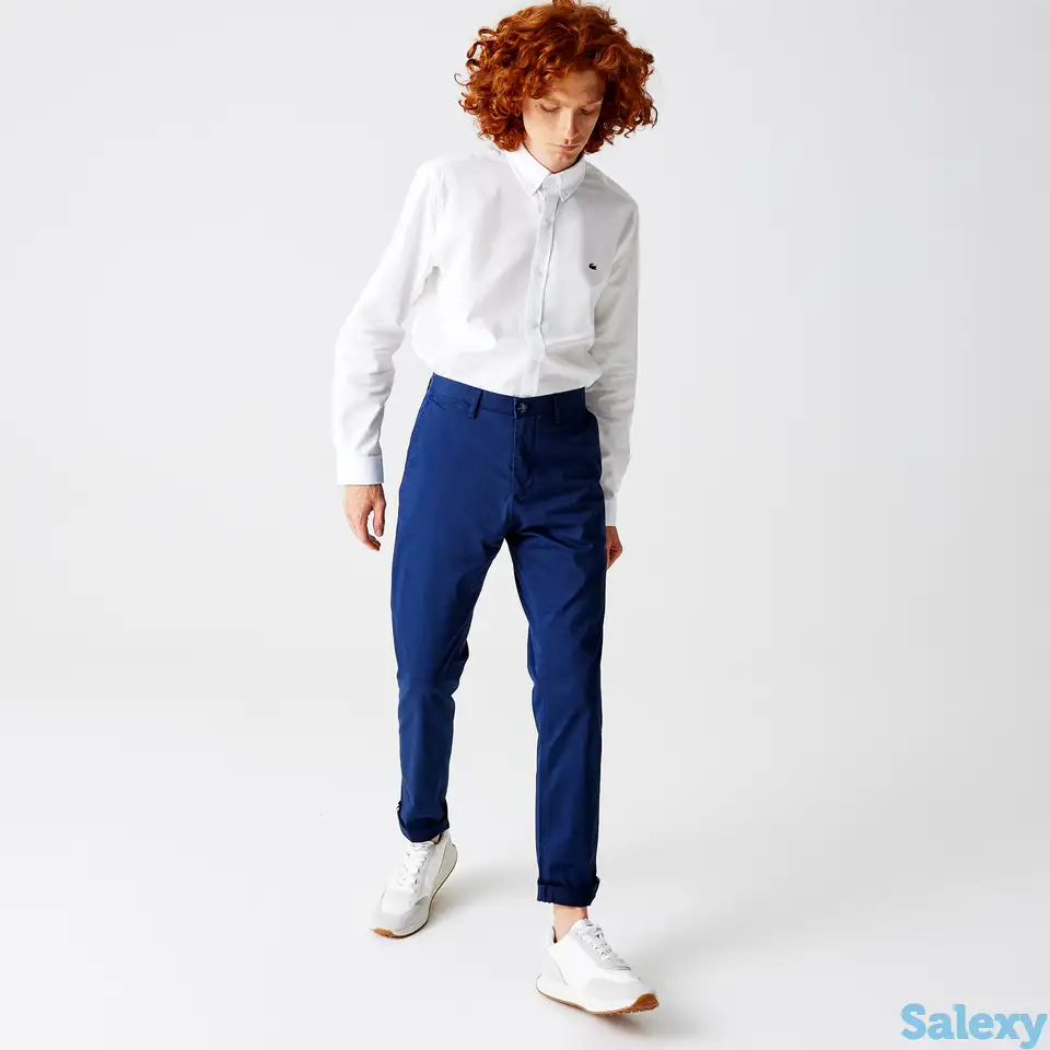 Мужские брюки lacoste slim fit, фотография 1