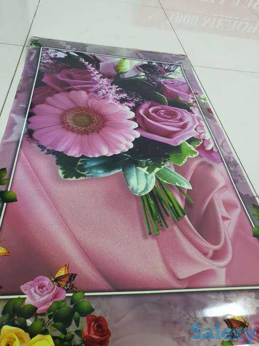 Ламинированная клеенка, рисунок с обоих сторон Большой размер, фотография 10