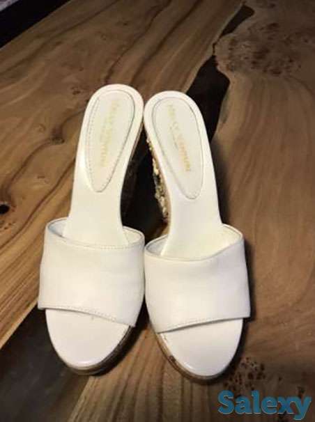 Итальянские сабо на танкетке 38р и кожаная сумка в подарок, фотография 1