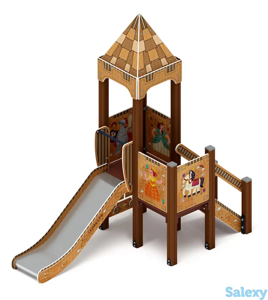 Королевство (картонное) - дик 1.15.01-22 - игровой комплекс h=900, фотография 1