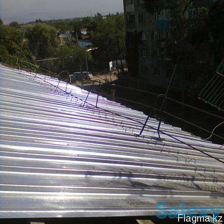 Ремонт крыш (замена шифера на профнастил) в Алматы, фотография 2