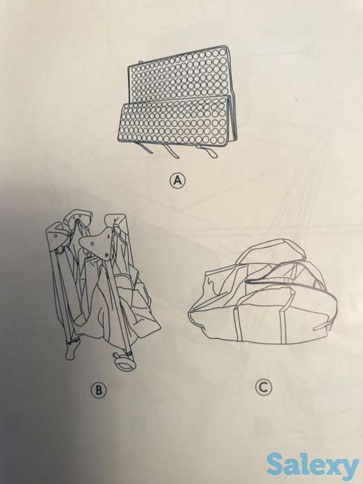 Манеж детский раскладной мобильный, фотография 5