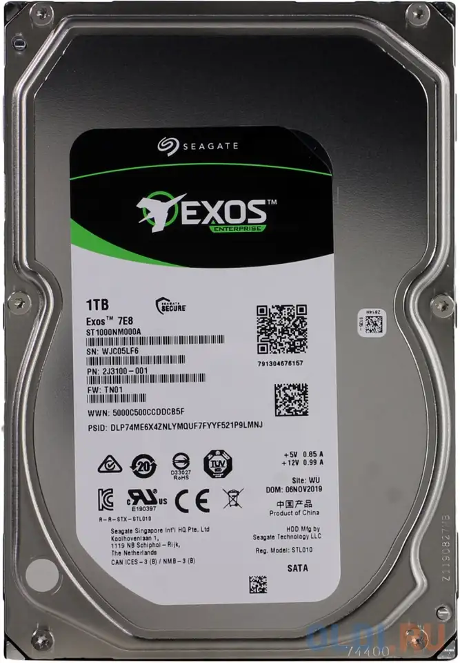 Жесткий диск seagate st1000nm000a 1 tb, фотография 1
