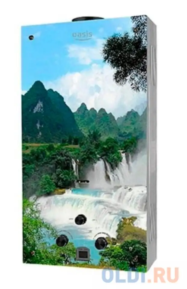 Водонагреватель gas 10l/min glass 20 vg oasis, фотография 1