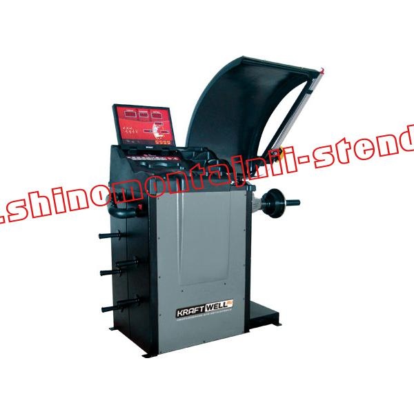 Стенд балансировочный автоматический KraftWell CB958B, фотография 1