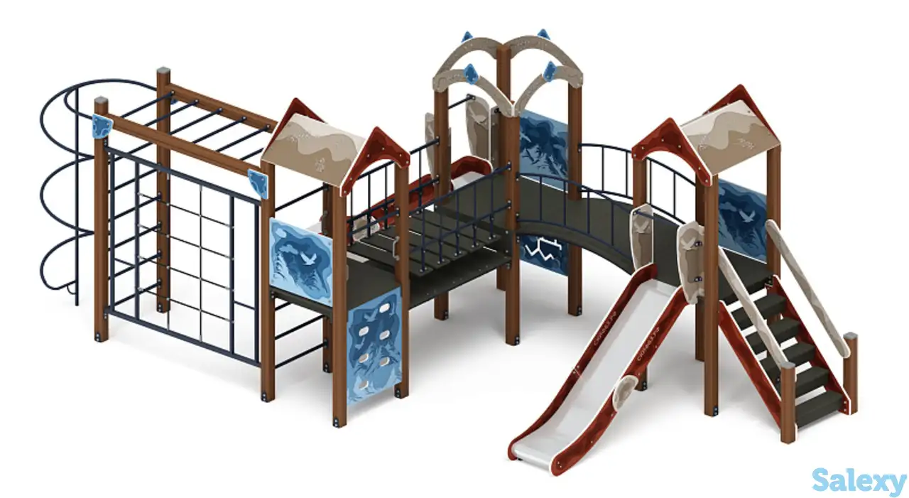 Городок (алтай) - дик 2.01.3.02-04 - игровой комплекс h=1200, фотография 1