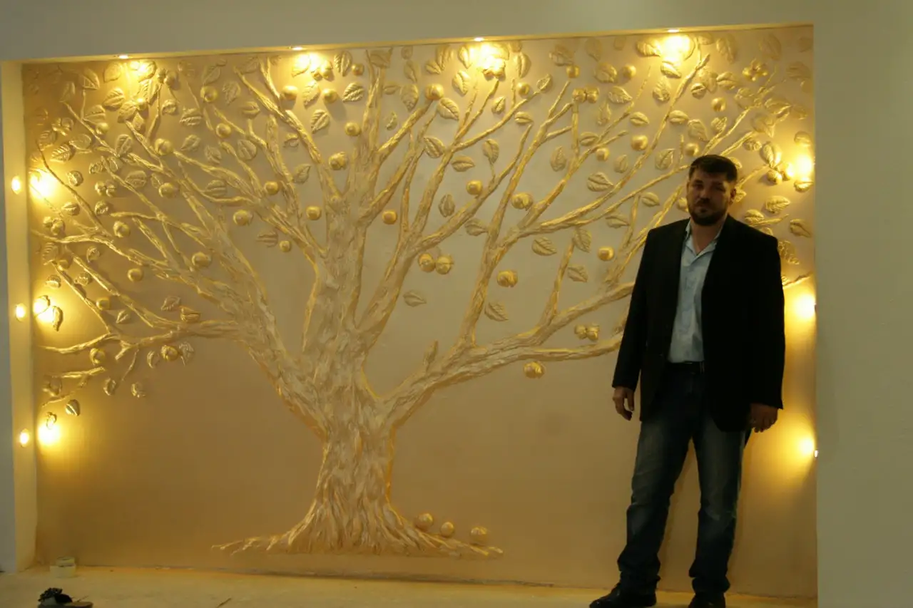 Художественное оформление помещений, барельефы,рельефные панно,объёмные картины, скульптура,роспись стен., фотография 5