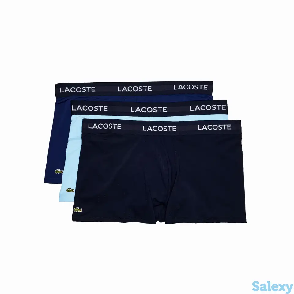 Мужское нижнее бельё lacoste (3 шт.), фотография 1