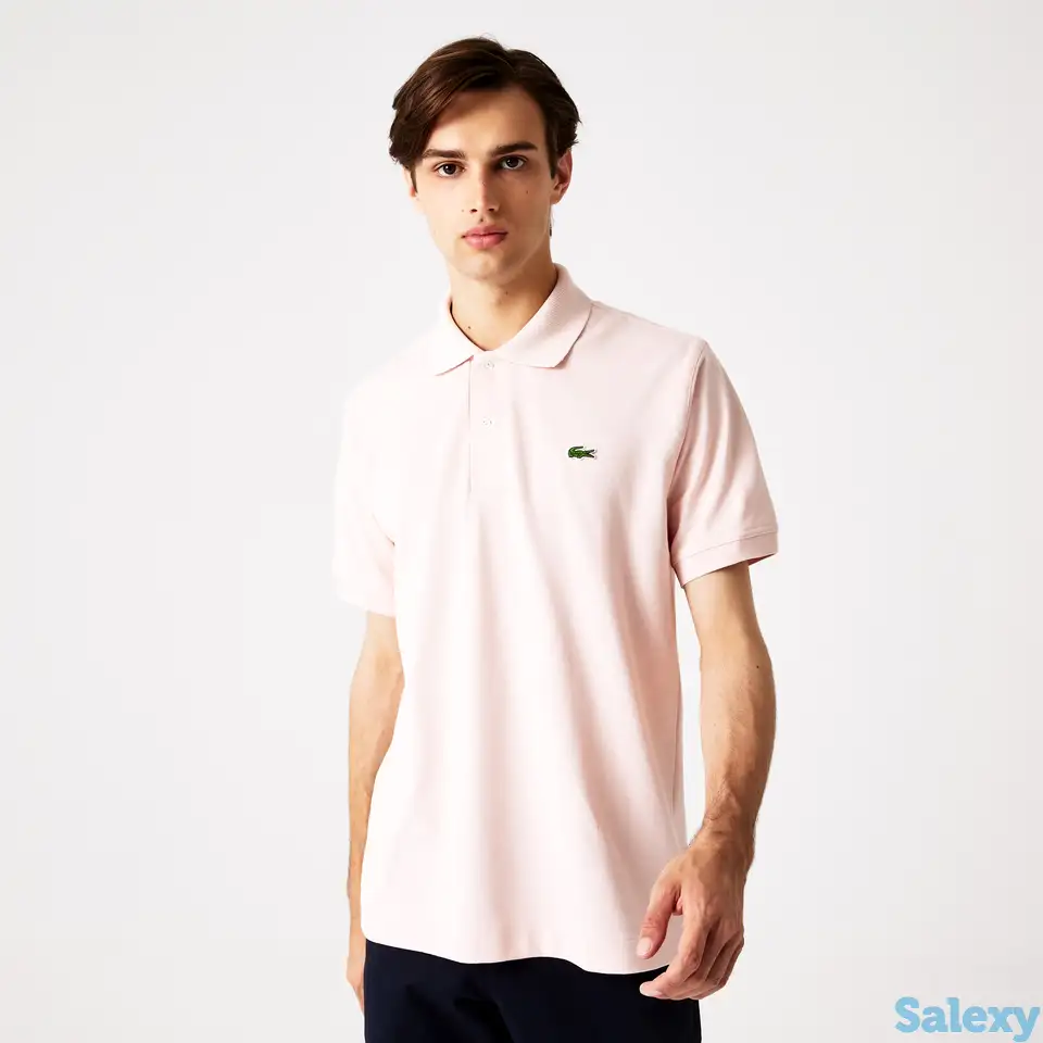Мужское поло lacoste l.12.21 original classic fit, фотография 1