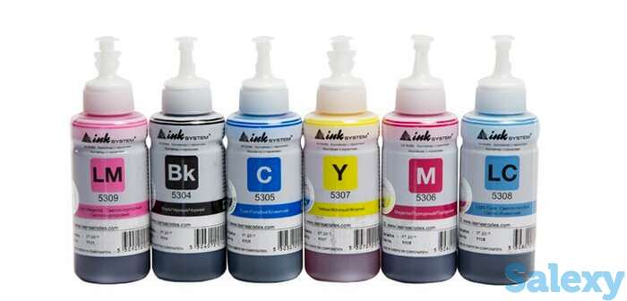 Светостойкие чернила inksystem для фотопечати на epson colorio ep-707a (фоточернила), фотография 1