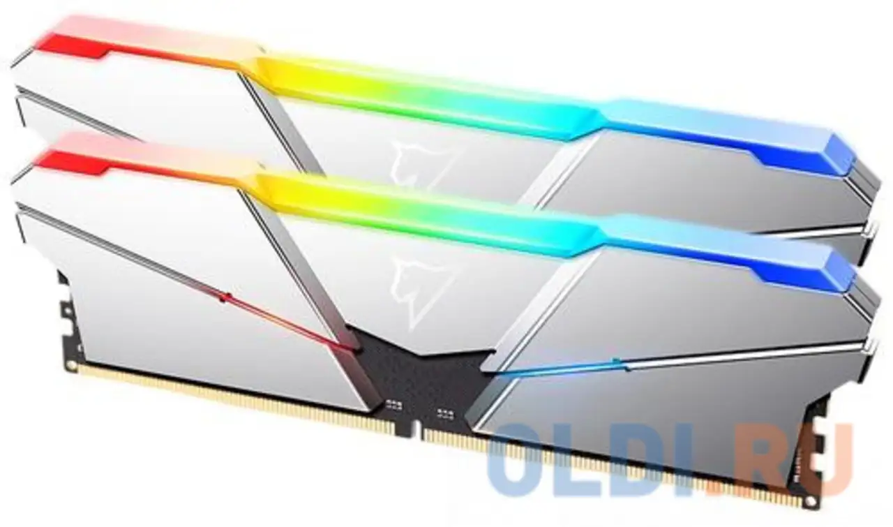 Оперативная память для компьютера netac shadow rgb dimm 32gb ddr5 4800, фотография 1