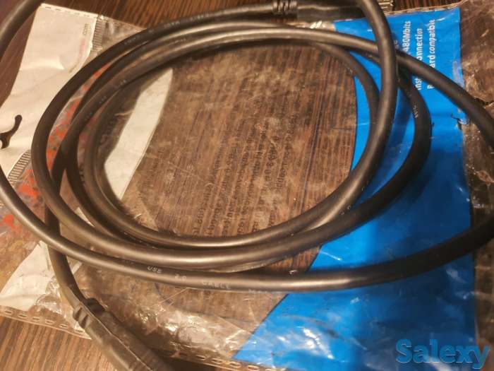 Кабель шнур USB удлинитель, 2.0, 30V, 2 метра, фотография 4