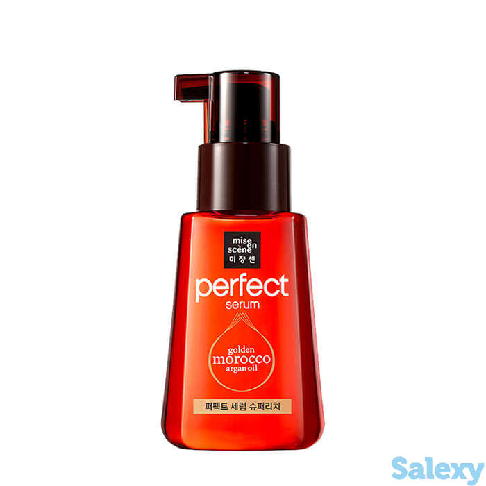 Сыворотка для волос mise-en-scène perfect serum golden morocco argan oil super rich, фотография 1