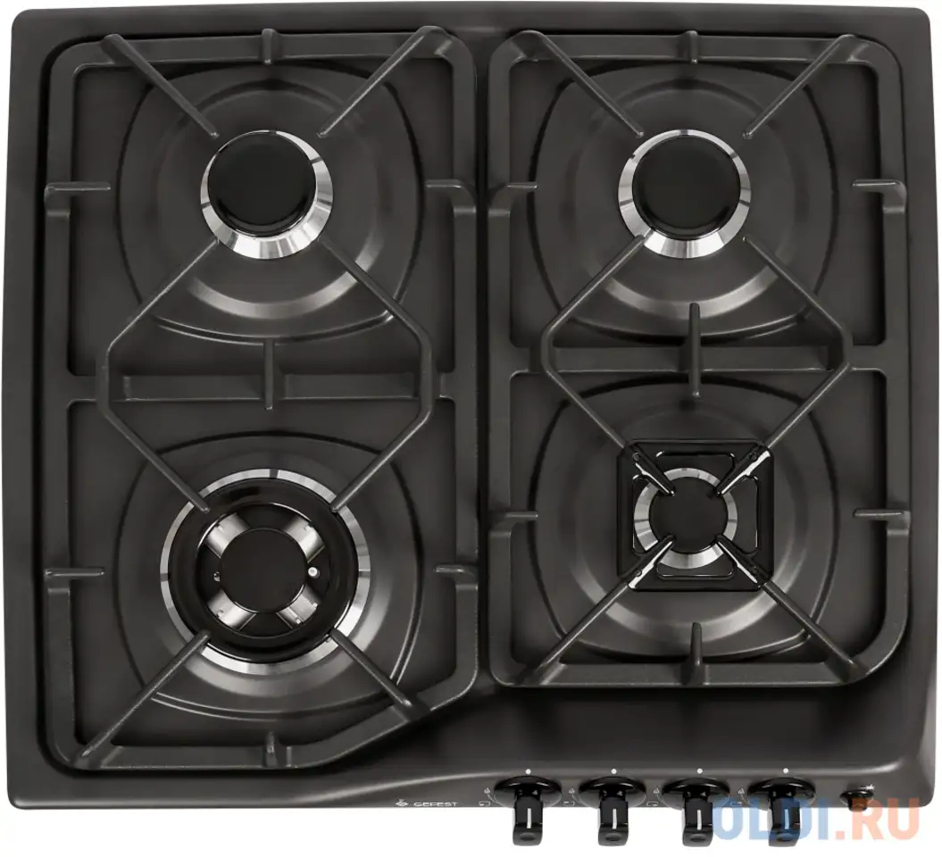 Варочная панель газовая gefest sg sn 1210-02 k2 черный, фотография 1