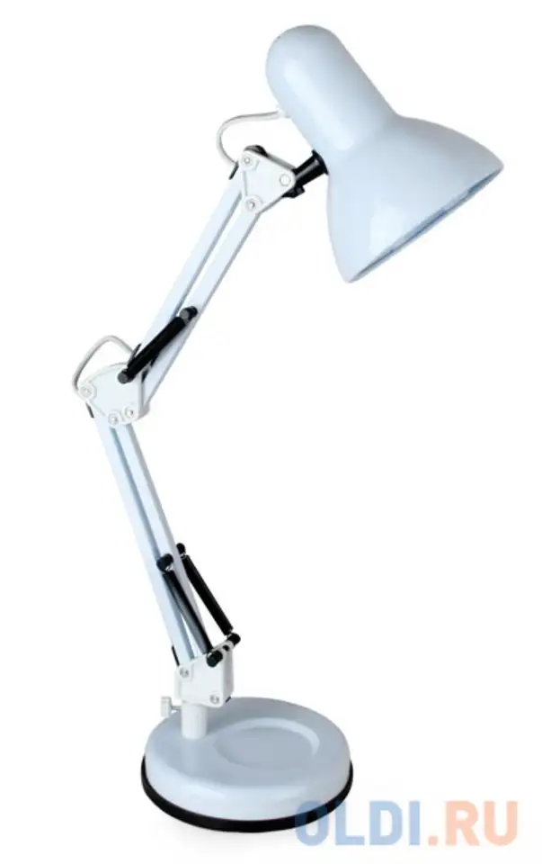 Camelion kd-313  c01 белый (светильник настольный,230v 60w, e27), фотография 1