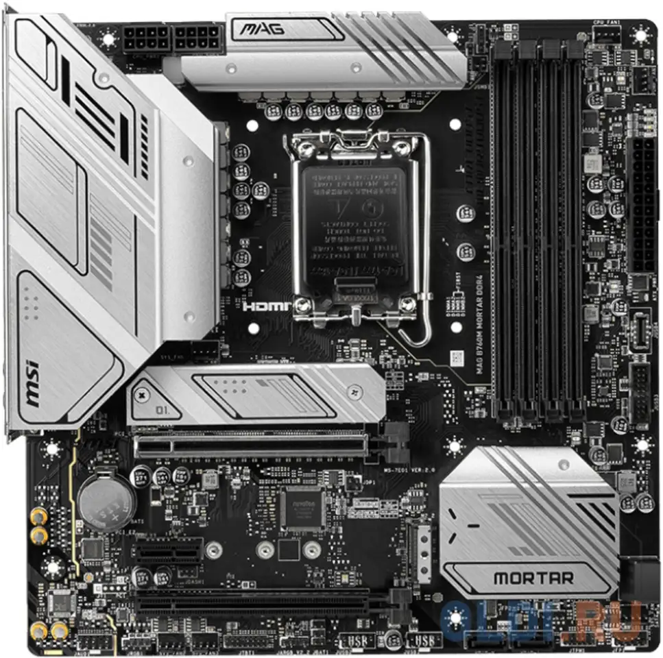 Материнская плата msi mag b760m mortar ddr4, фотография 1