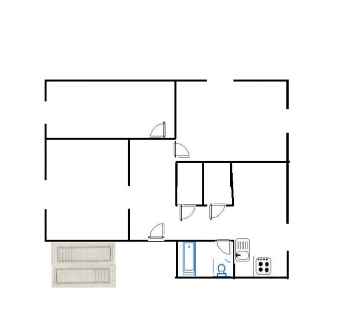 3ком. Майкудук. ДК-Спартак, Щорса, фотография 1