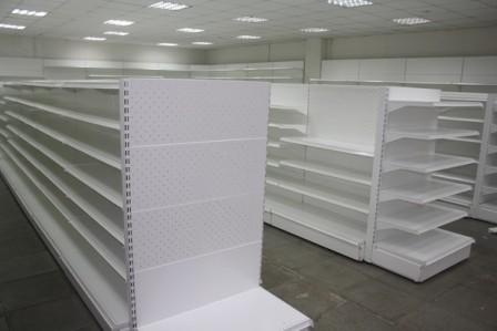 Стеллажи металлические торговые для магазина, фотография 1