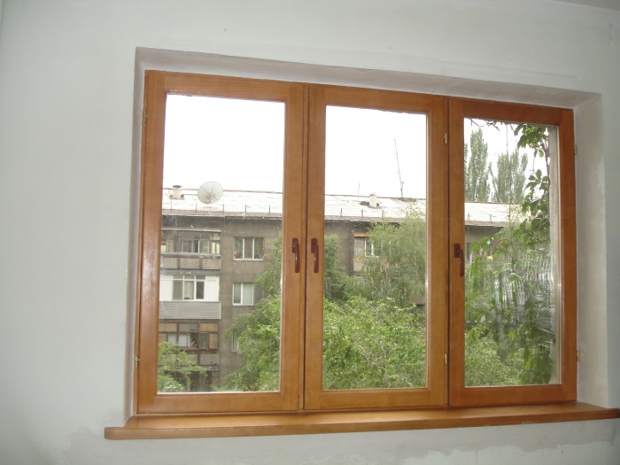 Деревянные окна, двери из массива сосны в Алматы, фотография 3