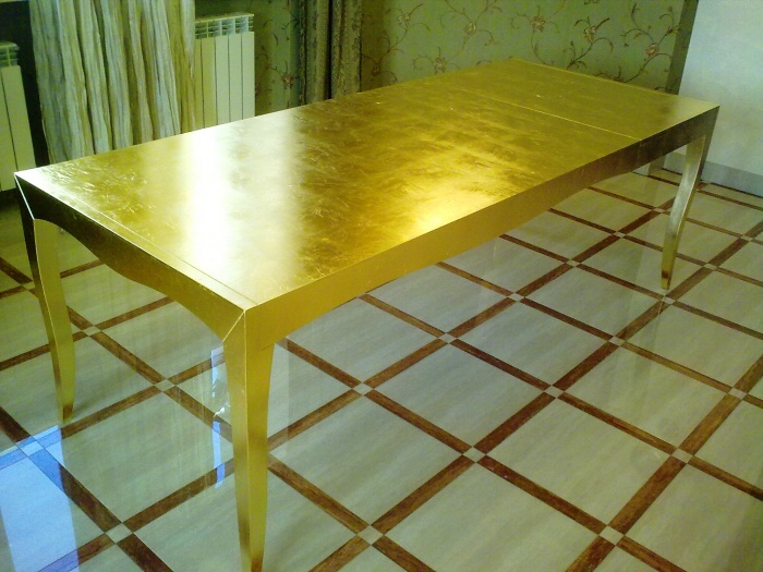  Золочение  серебрение   позолота в  интерьере  Сусальное золото поталь                      , фотография 2