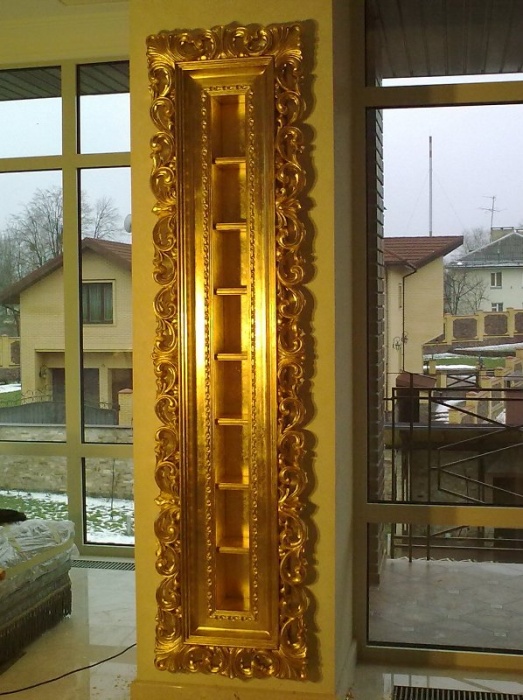  Золочение  серебрение   позолота в  интерьере  Сусальное золото поталь                      , фотография 3