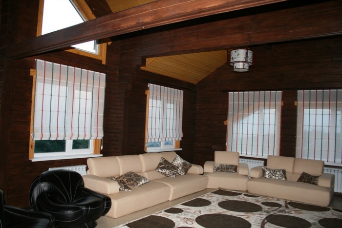 Строительство деревянных домов из клееного бруса, деревянные дома из Финляндии, финские деревянные дома, фотография 6