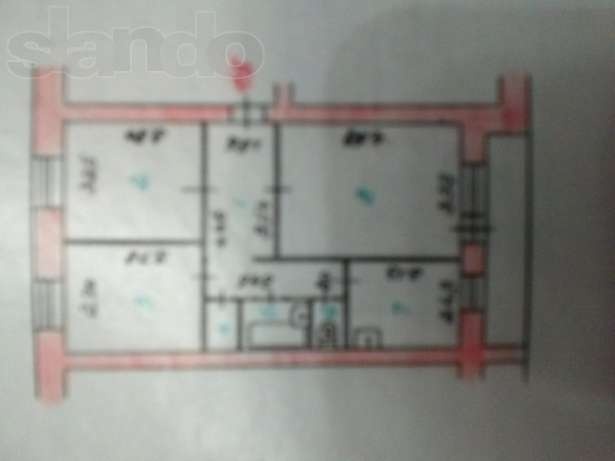 Продам в г. Риддер 3х ком улуч. планир. 4мкр, фотография 2
