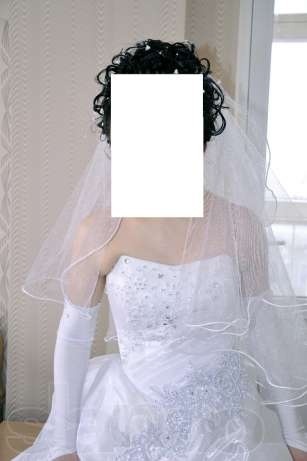 Продам свадебное платье Б/у, фотография 3