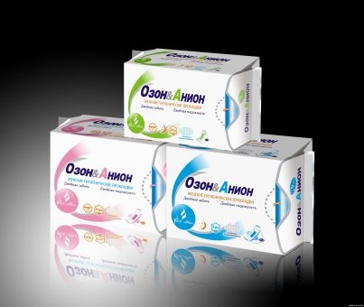 озон&анион женские гигиенические прокладки, фотография 2