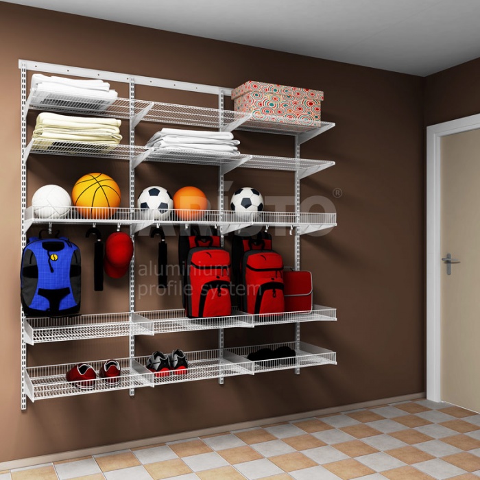 Гардеробные сетчатые системы, фотография 7