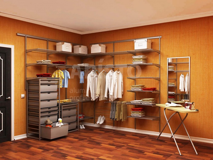 Гардеробные сетчатые системы, фотография 14