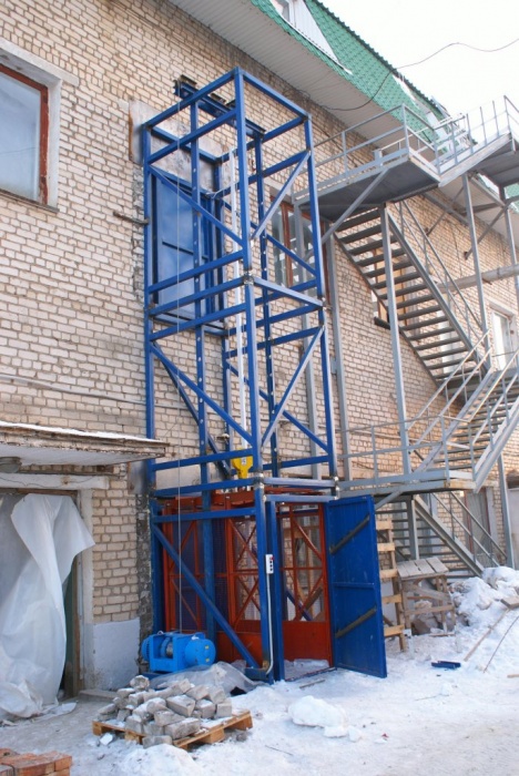 Грузовой подъемник ТИТАН шахтный для производства, фотография 2