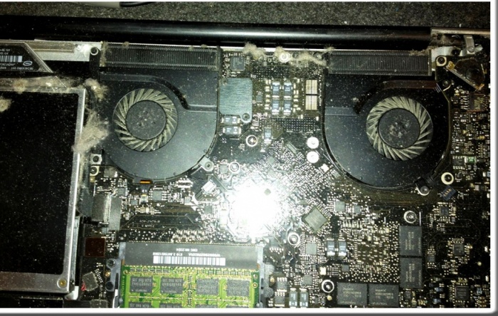 Замена Термо-пасты уст. перегрева MacBook,MacBook Pro,MacBook Air, фотография 1