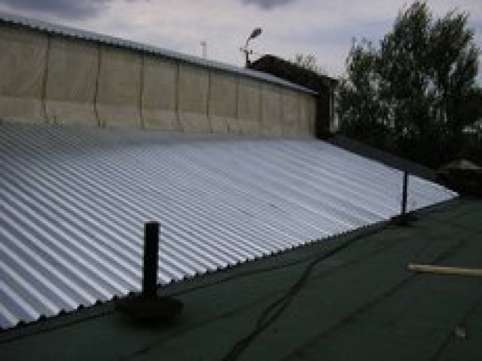 Ремонт кровли (замена асбоцементного шифера  на профнастил). В Алматы, фотография 2