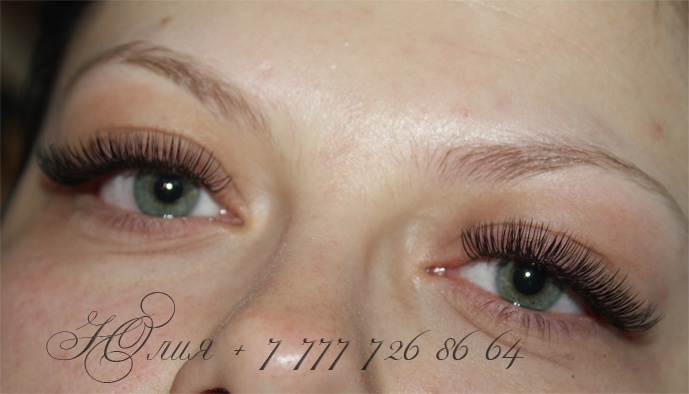 Наращивание ресниц, фотография 1