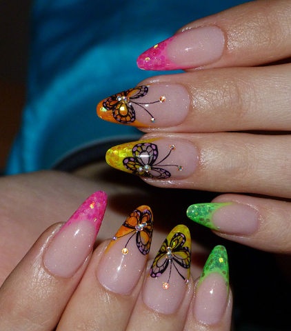 наращивание ногтей, фотография 7