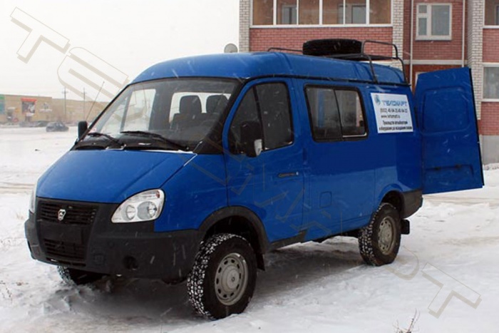 Лаборатория ГДИС  станция СГИ на базе автомобиля УАЗ, фотография 1