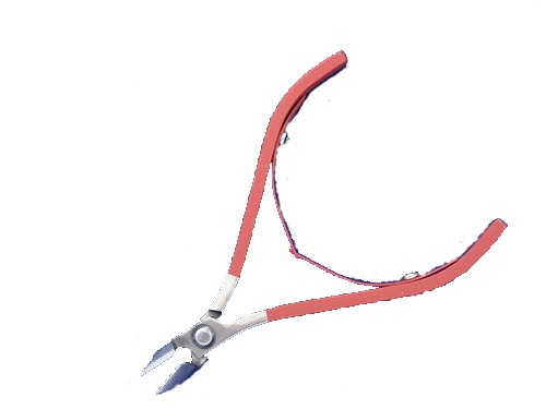 Кусачки для удаления кутикул, заусенцев (цвет - красный), фотография 2