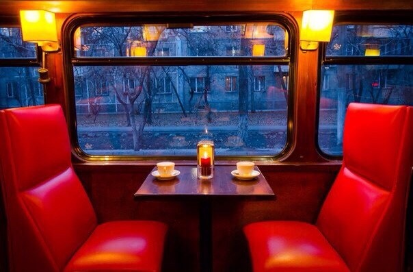 Уникальное свидание в кафе-трамвае , фотография 1